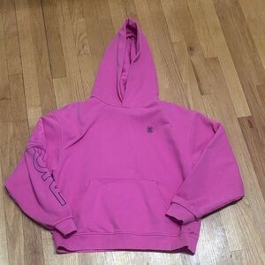 G/FORE Pink Hoodie with Bold Text